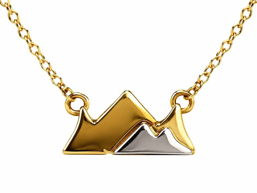 NEW GABI SALAZAR DESIGNS women's rocky mountain necklace in gold